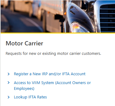 نظام VIIM لنقل البضائع بالشاحنات